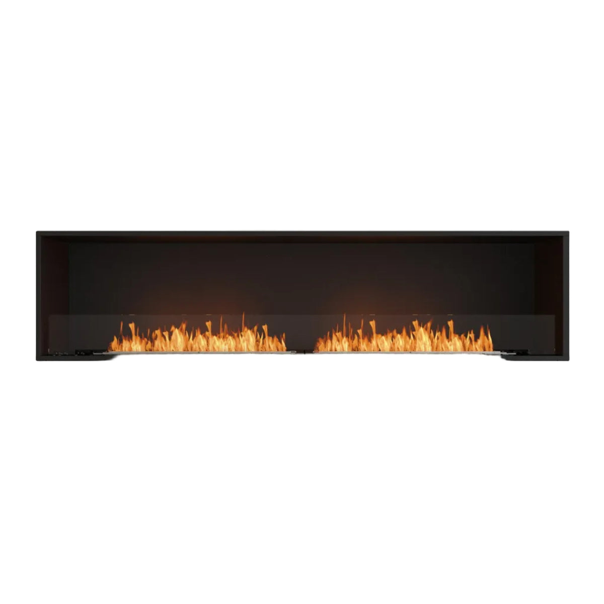 EcoSmart Fire Flex 86SS Wide Bioethanol Fireplace with Dual XL900 Burners