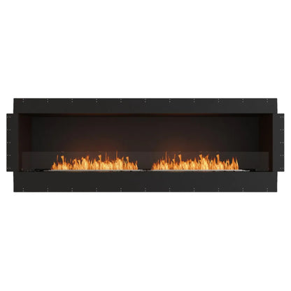 EcoSmart Fire Flex 86SS Wide Bioethanol Fireplace with Dual XL900 Burners