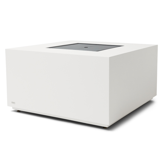 EcoSmart S18 Cover Plate | Smoke Grey Toughened Glass