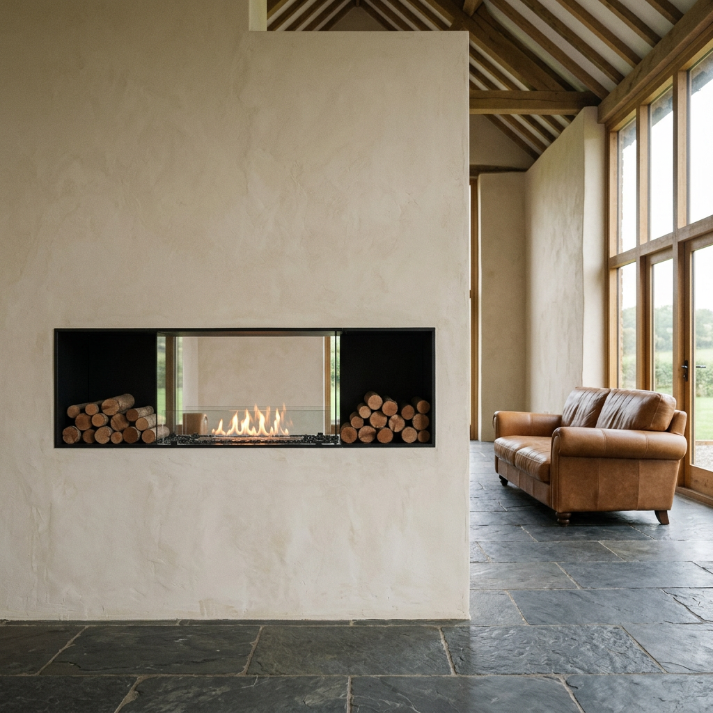 EcoSmart Fire Flex 68SS.BX2 Wide Bioethanol Fireplace with XL500 Burner