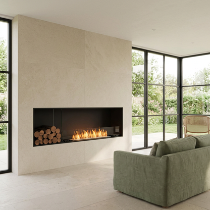 EcoSmart Fire Flex 68SS.BXL Wide Bioethanol Fireplace with XL900 Burner