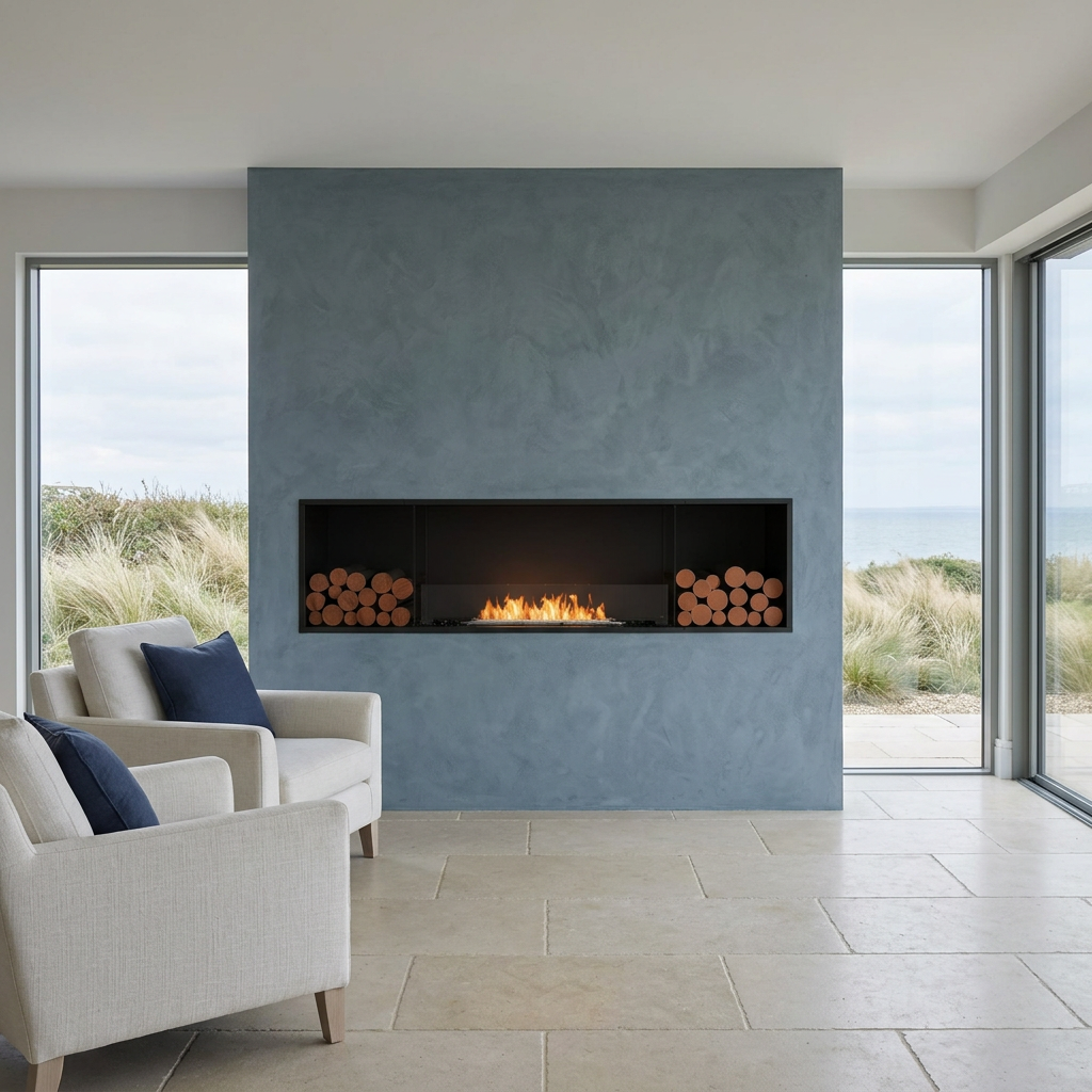 EcoSmart Fire Flex 78SS.BX2 Wide Bioethanol Fireplace with XL700 Burner