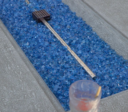Elementi Plus, Riviera, Fire Table Ligh,t Grey, Concrete Outdoor, Propane / Natural Gas
