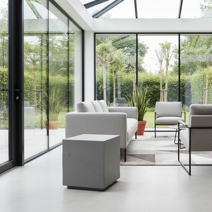 Elementi, Colorado Side Table, Space Grey Outdoor