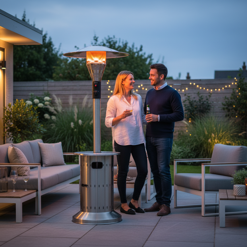 Enders, Commercial Gas Patio Heater, Stainless Steel