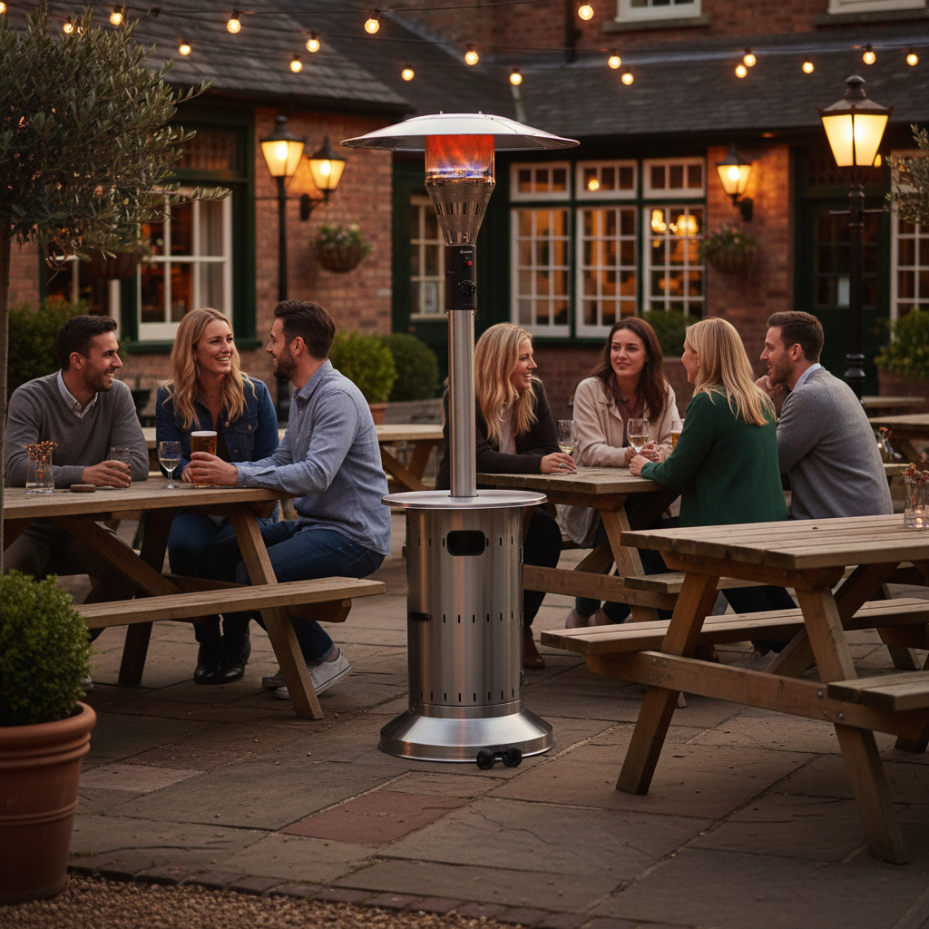 Enders, Commercial Gas Patio Heater, Stainless Steel