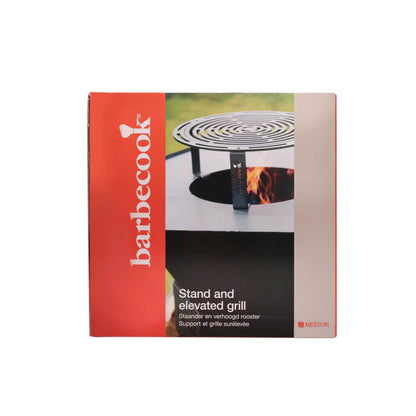 Barbecook Dynamic Centre Stand & Elevated Grill – 36cm Carbon Steel