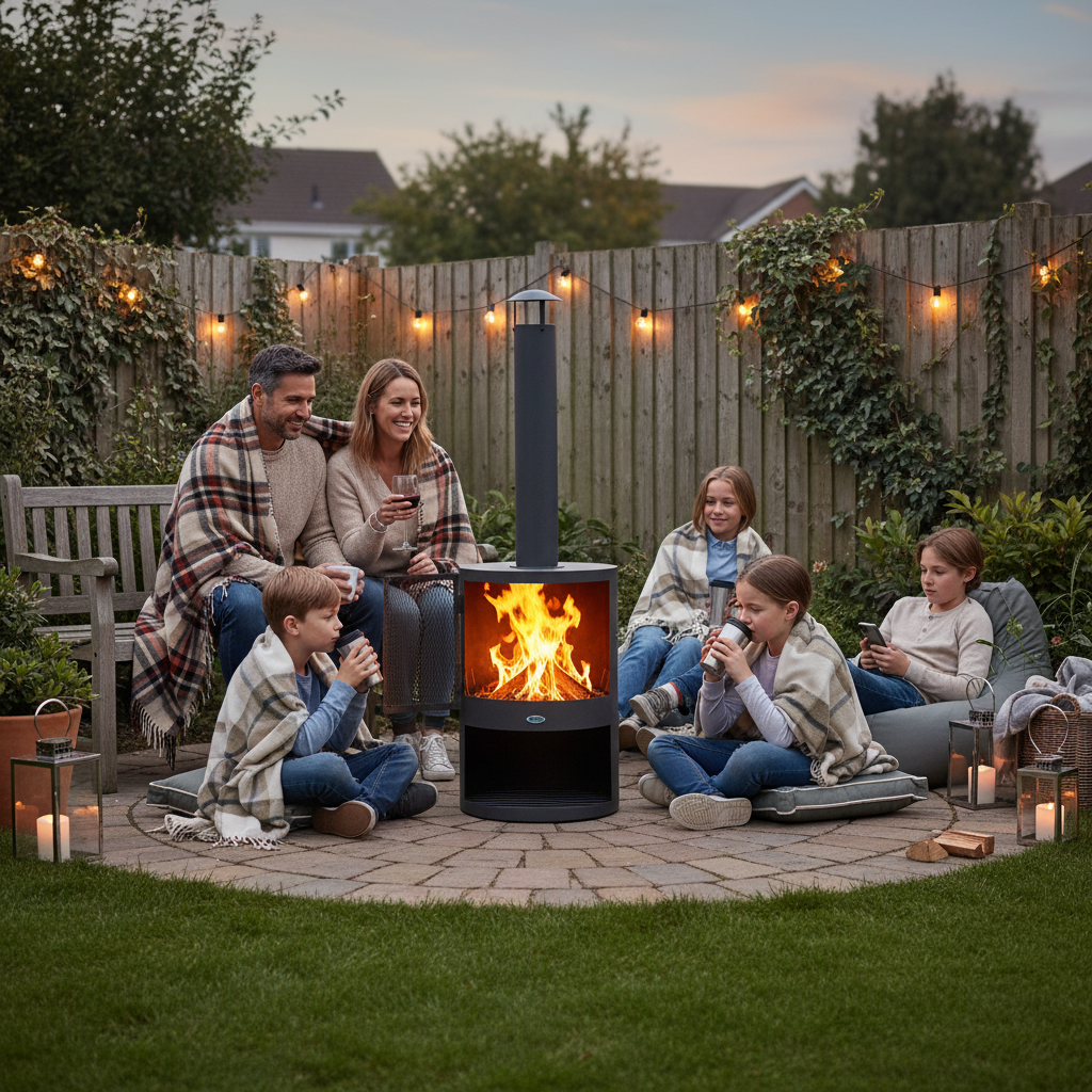 HEAT Hamar Patio Fireplace – Outdoor Wood Burner