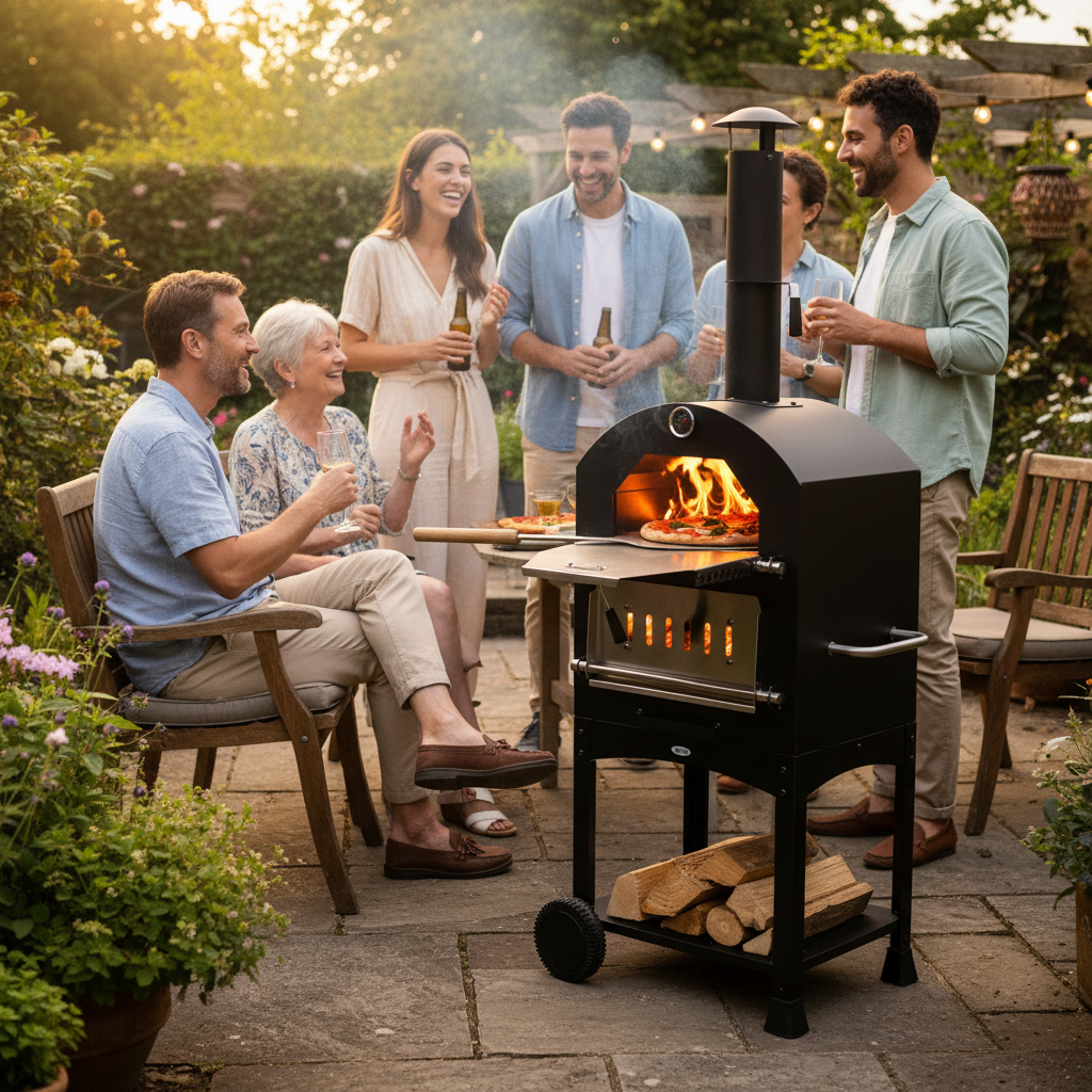 HEAT Ovnhus Outdoor Pizza Oven – Wood Fired