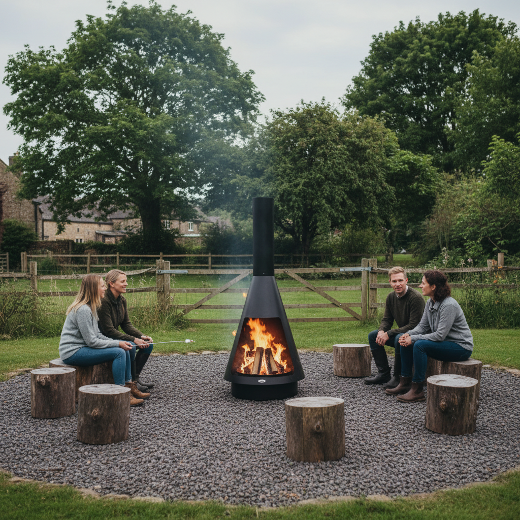 HEAT Outdoor Living La Luz 140 Terrace Fireplace – Stylish Outdoor Heating