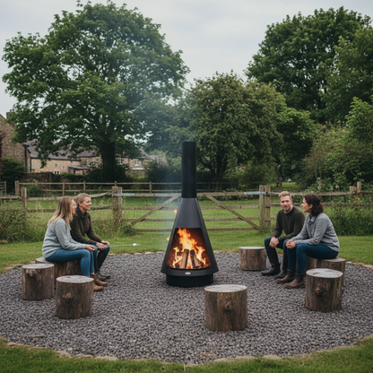 HEAT Outdoor Living La Luz 140 Terrace Fireplace – Stylish Outdoor Heating