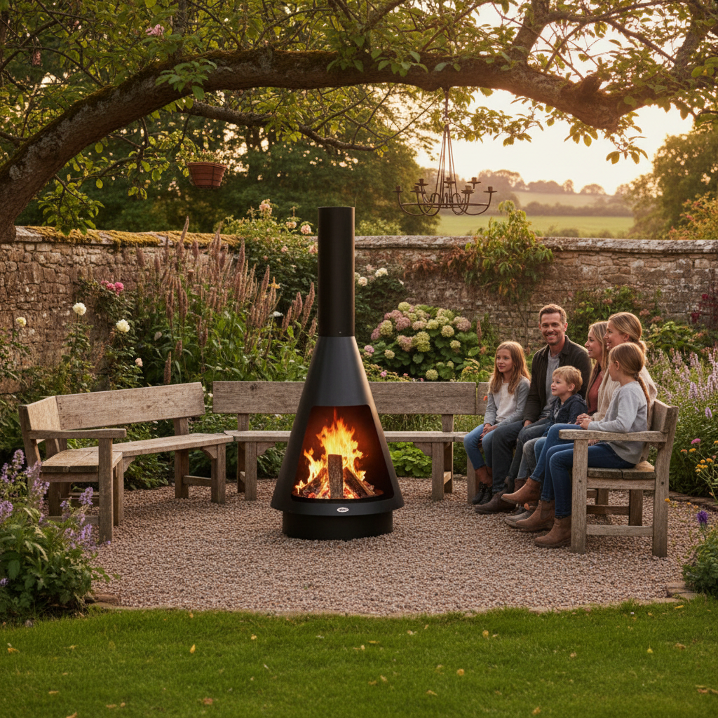 HEAT Outdoor Living La Luz 140 Terrace Fireplace – Stylish Outdoor Heating