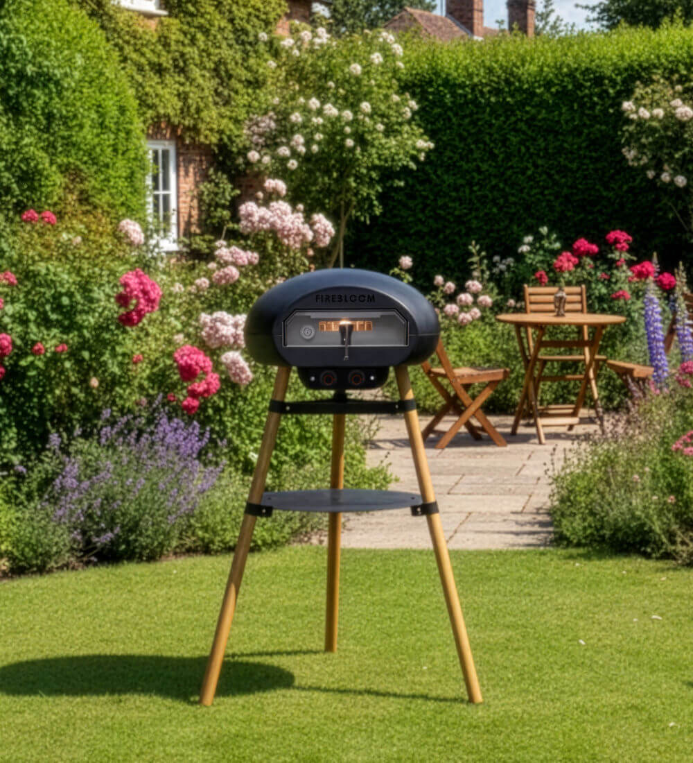 Freestanding Electric Pizza Oven with Stand Fast 400°C Outdoor Cooking