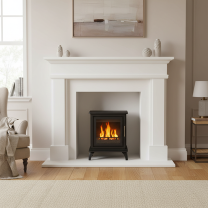 ScandiFlames Nashville Bioethanol Indoor Stove - Black Night