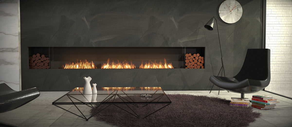 EcoSmart Fire Flex 42SS Wide Single Sided Bioethanol Fireplace Insert
