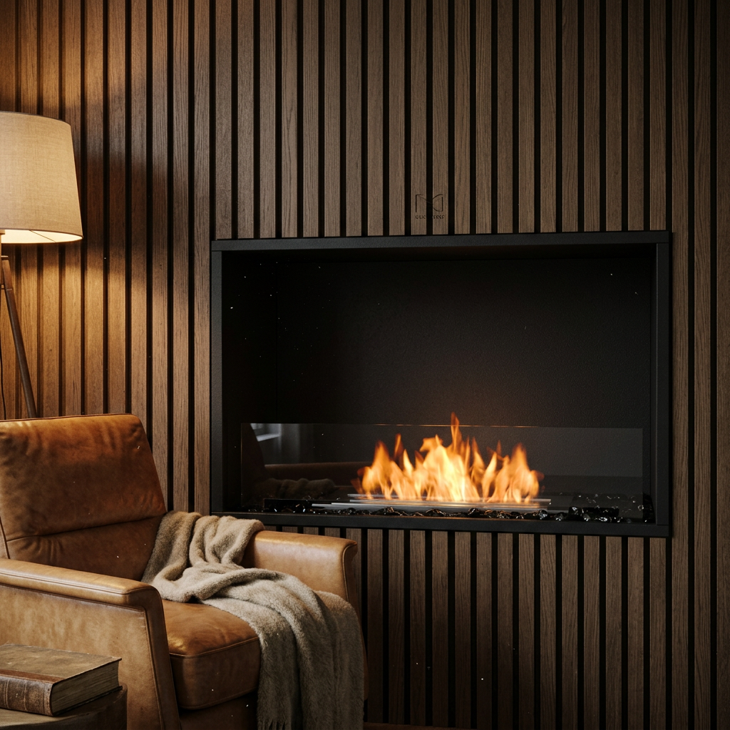 EcoSmart Fire Flex 32SS Wide Single Sided Bioethanol Fireplace Insert