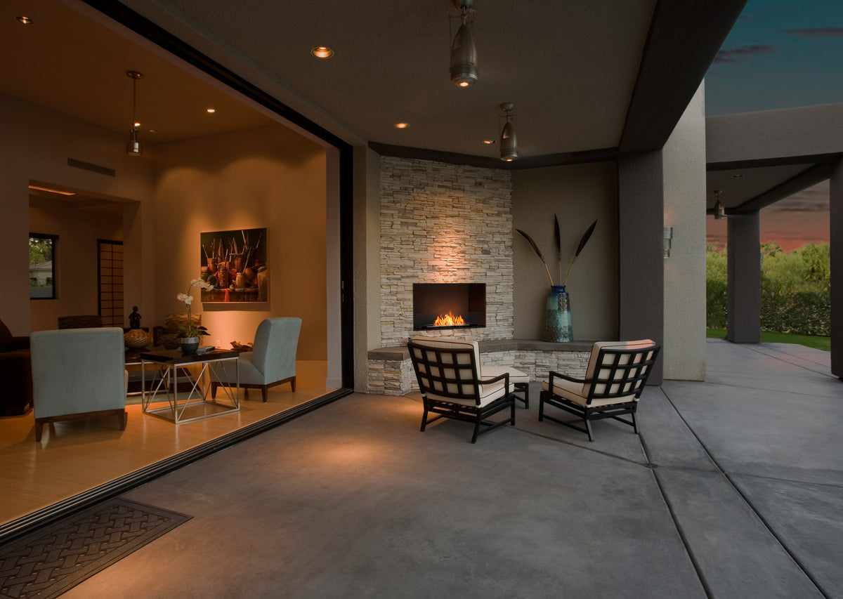 EcoSmart Fire Flex 42SS Wide Single Sided Bioethanol Fireplace Insert
