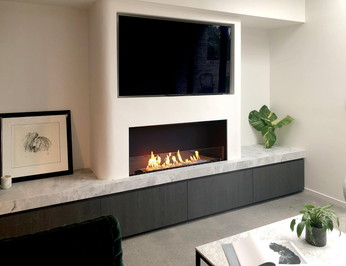 EcoSmart Fire Flex 42SS Wide Single Sided Bioethanol Fireplace Insert