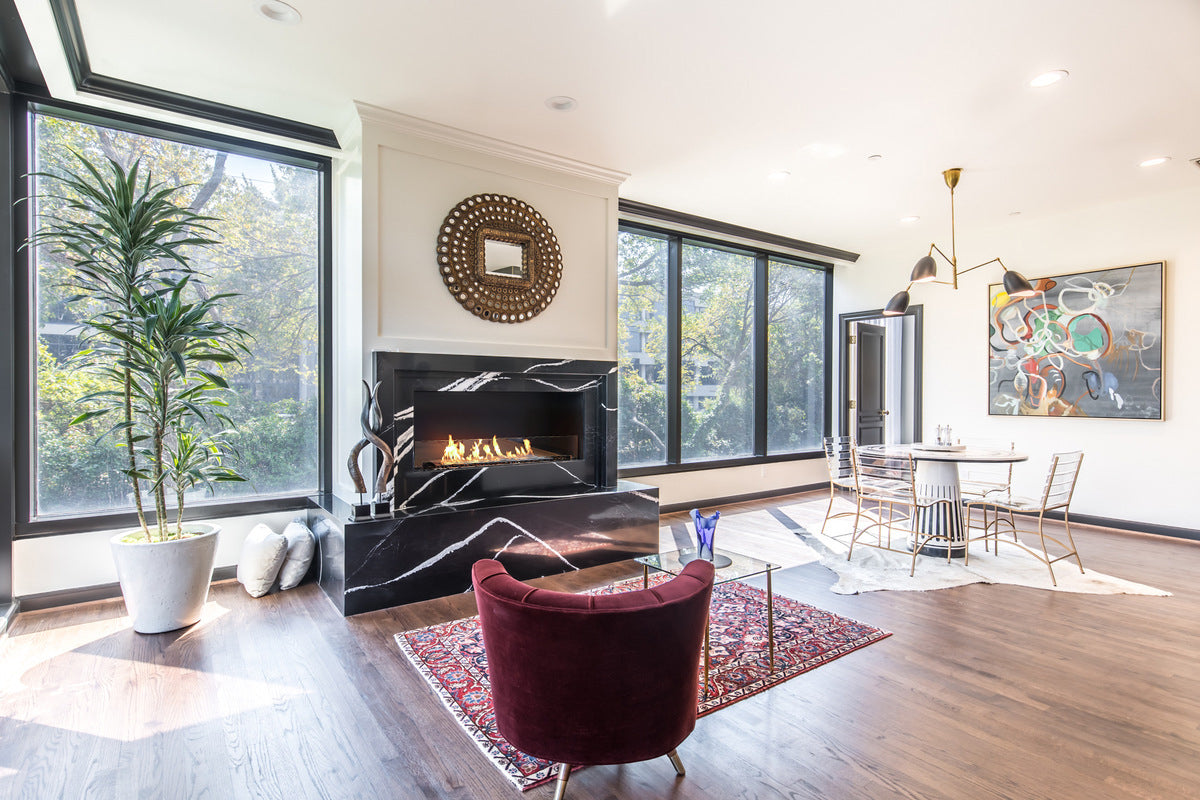 EcoSmart Fire Flex 42SS Wide Single Sided Bioethanol Fireplace Insert