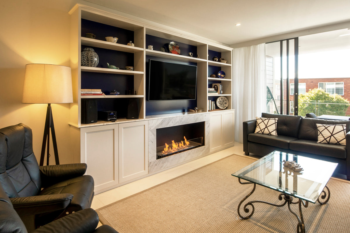 EcoSmart Fire Flex 42SS Wide Single Sided Bioethanol Fireplace Insert