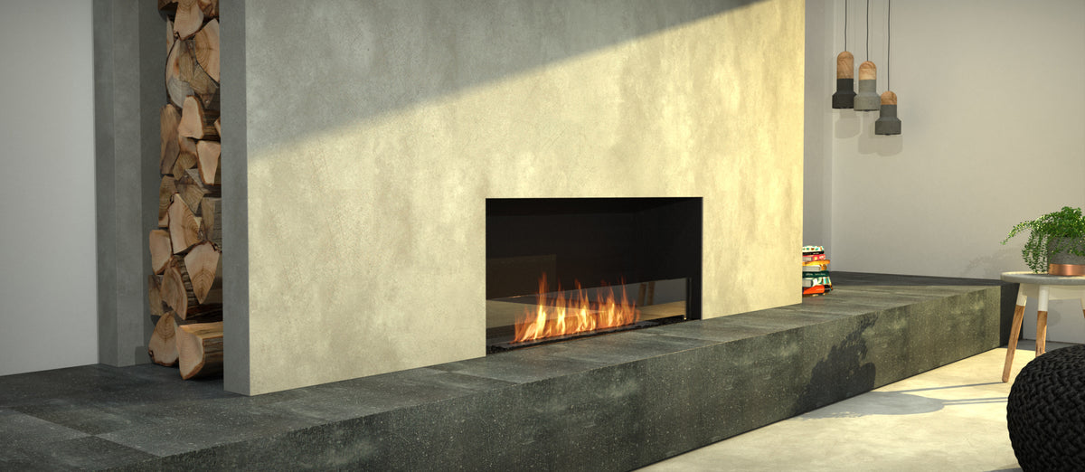 EcoSmart Fire Flex 42SS Wide Single Sided Bioethanol Fireplace Insert