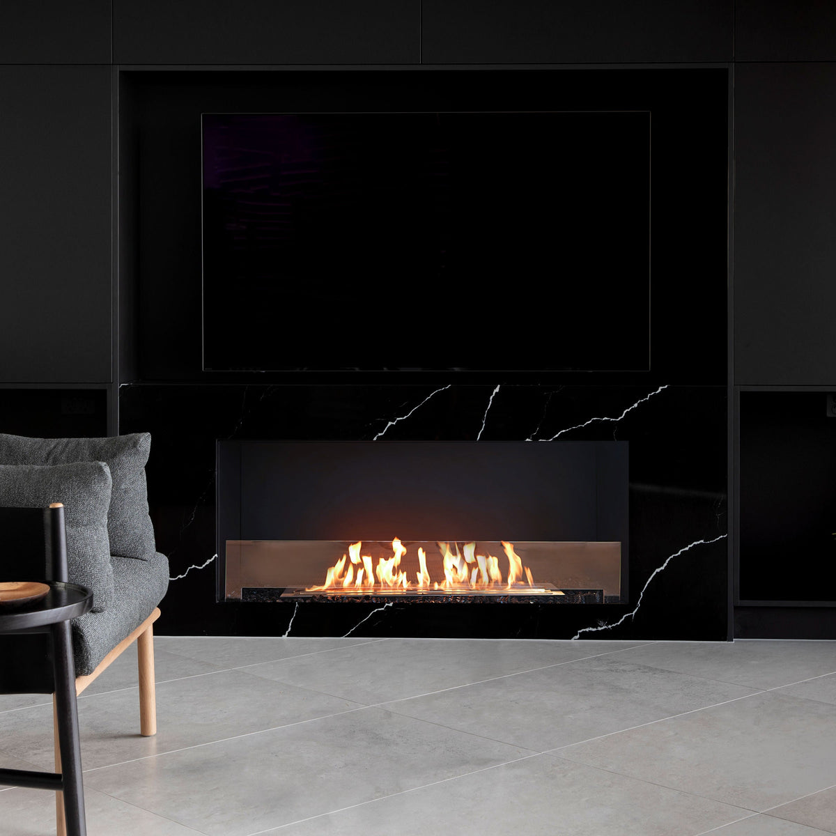 EcoSmart Fire Flex 42SS Wide Single Sided Bioethanol Fireplace Insert
