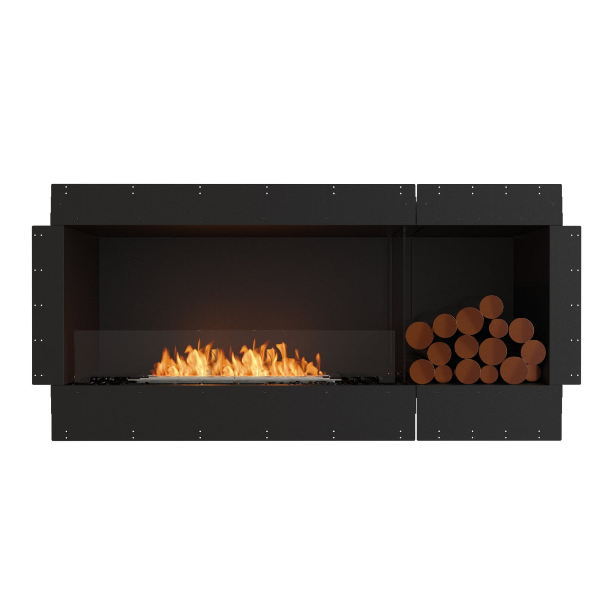 EcoSmart Fire Flex 60SS.BXR Wide Bioethanol Fireplace Insert with XL700 Burner