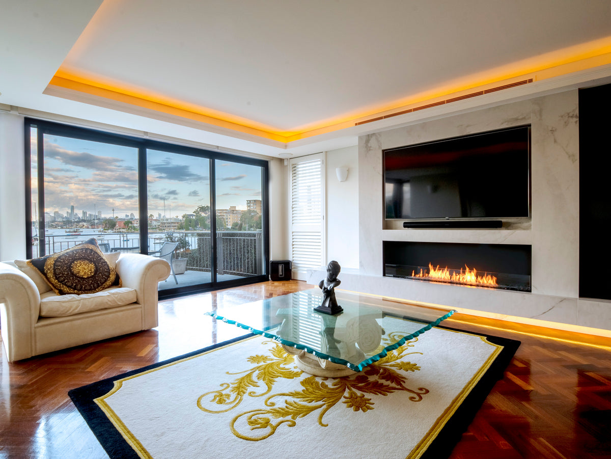 EcoSmart Fire Flex 42SS Wide Single Sided Bioethanol Fireplace Insert