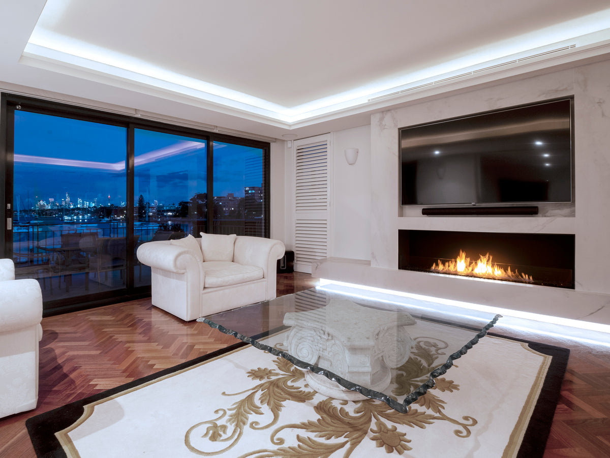 EcoSmart Fire Flex 42SS Wide Single Sided Bioethanol Fireplace Insert