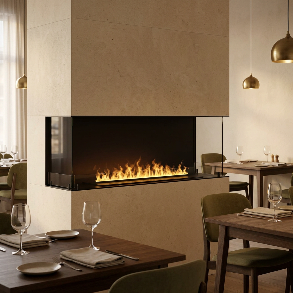 Foco Myst Three 1500 Built In Water Vapour Fireplace