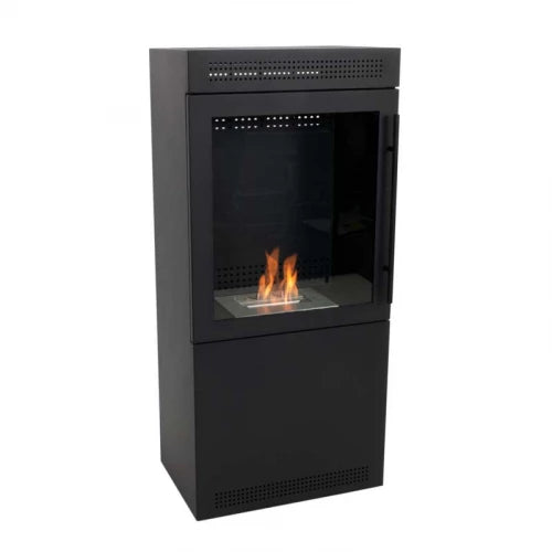 Jackson Bioethanol Stove – Square Black Indoor Fireplace