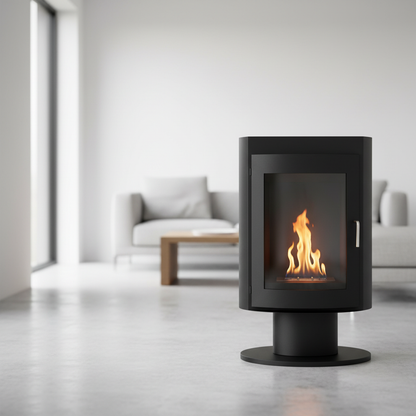 ScandiFlames, Trenton,  Bioethanol Stove Freestanding Indoor Fireplace