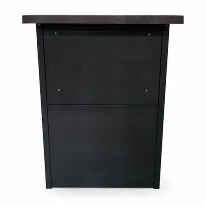 GRLLR Adjustable Outdoor Kitchen Back Bar Wall with Stone Effect Worktop