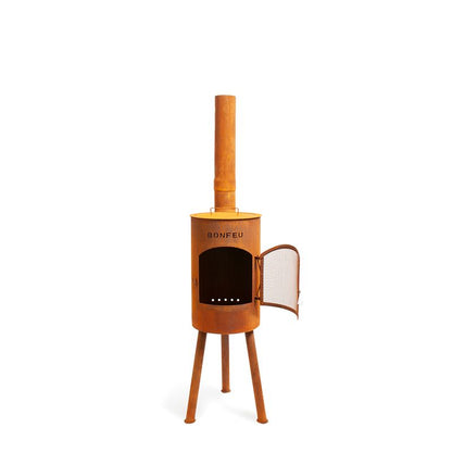 BonFeu, BonGiano SP, Outdoor Fireplace, Rust