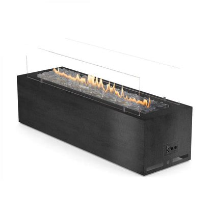 Planika Galio Black Automatic Outdoor Gas Fireplace – Freestanding