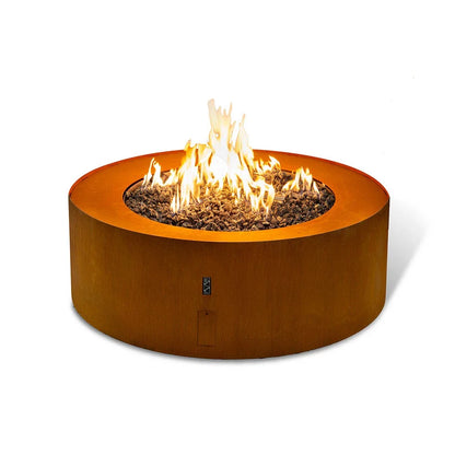 Galio Star Corten Automatic Round Outdoor Gas Fireplace