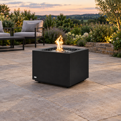 EcoSmart Fire Sidecar 24 Bioethanol Fire Pit & Gas Burner Option with Compact Modern Design