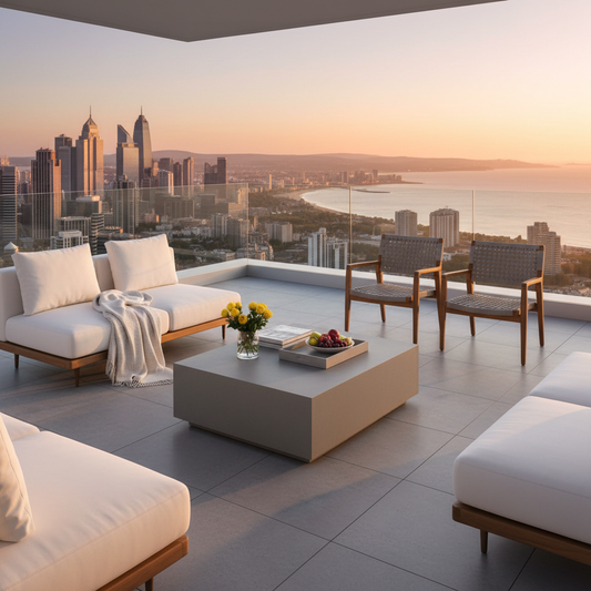 Elementi, Colorado Coffee Table, Square Medium Space Grey Outdoor/Indoor