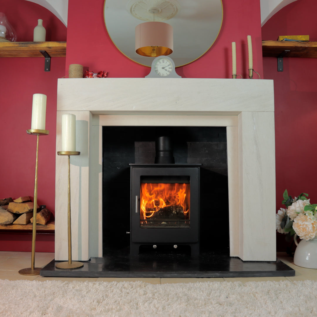 Harlech Limestone Fireplace Surround for Modern Gas, Electric or Solid Fuel Fires