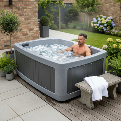 RotoSpa DuoSpa S080 Hot Tub & Ice Bath | 2-Person Garden Spa