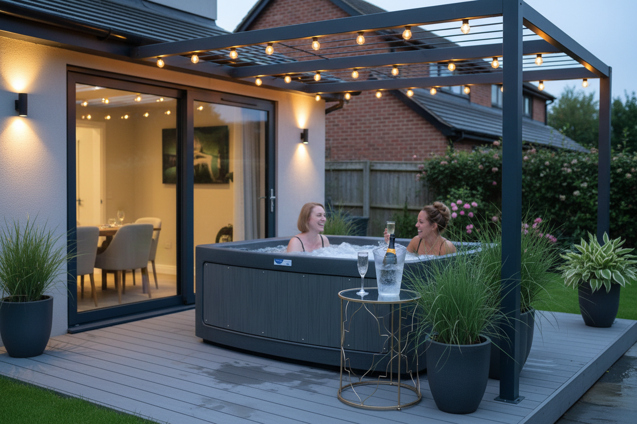 RotoSpa DuoSpa S240 Hot Tub & Ice Bath | Premium 2-Person Garden Spa