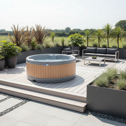 RotoSpa Orbis Round Hot Tub & Ice Bath | 4–5 Person Garden Spa