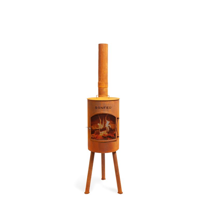 BonFeu, BonGiano SP, Outdoor Fireplace, Rust