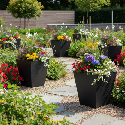 Harrogate Tapered Steel Planter Garden Planter UK