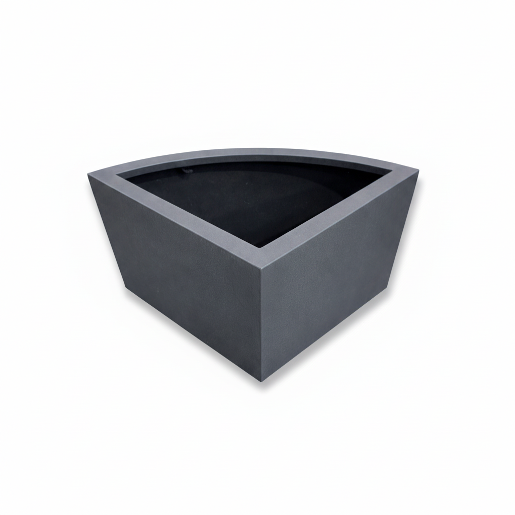 Chelsea Wedge Steel Planter Corner Garden Planter UK