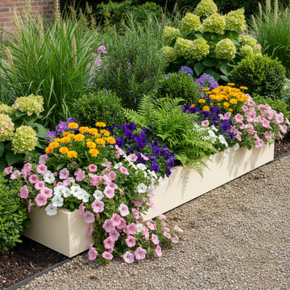 Arden Steel Trough Planter Bottomless Garden Planter UK