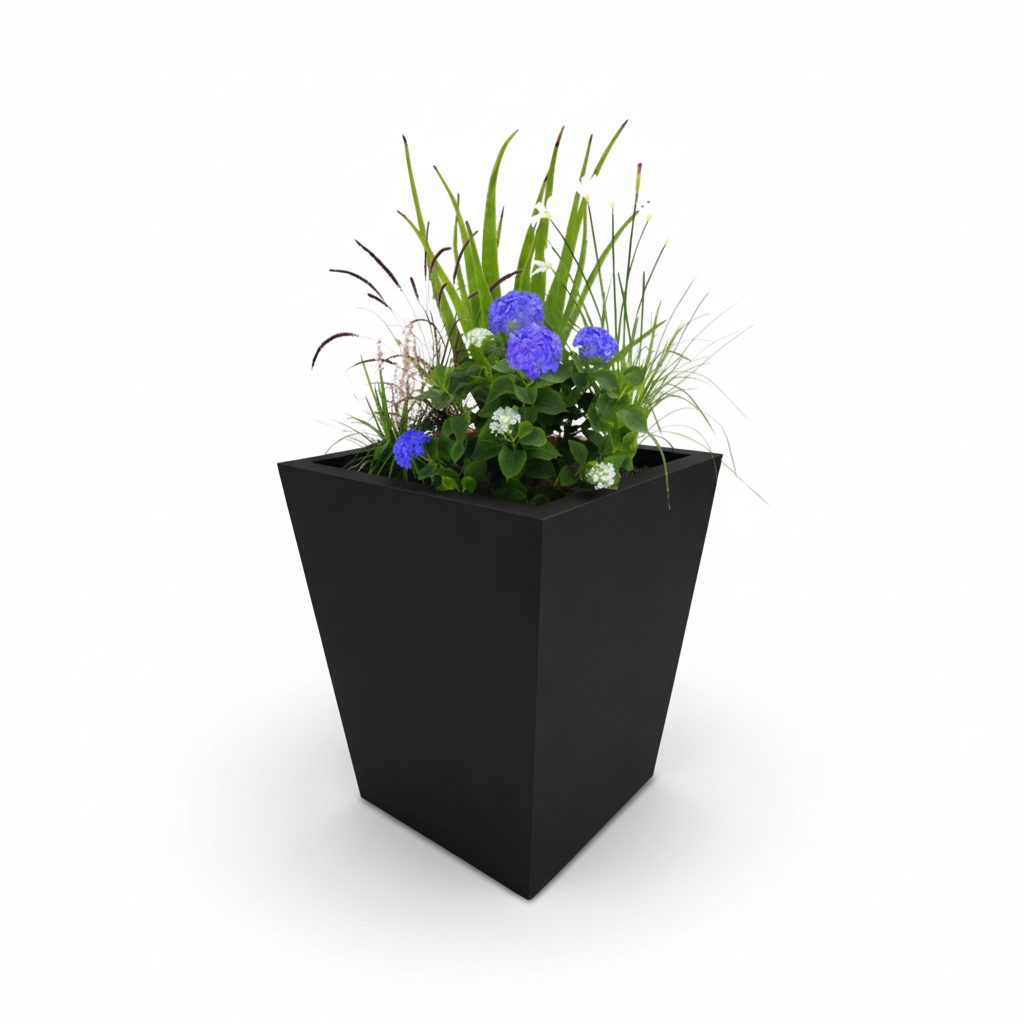 Harrogate Tapered Steel Planter Garden Planter UK
