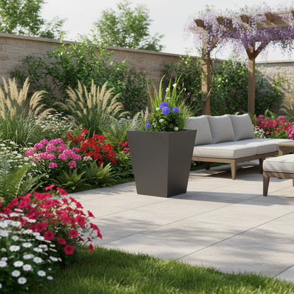 Harrogate Tapered Steel Planter Garden Planter UK