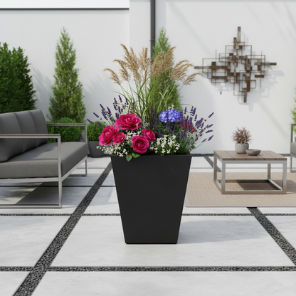 Harrogate Tapered Steel Planter Garden Planter UK