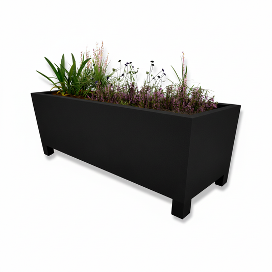 Arden Trough Planter with Feet Steel Garden Planter UK